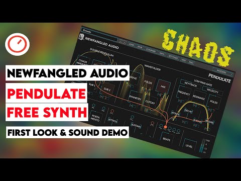 Newfangled Audio Pendulate, Free Synthesizer Plugin (Buchla-Inspired) + Sound Demo