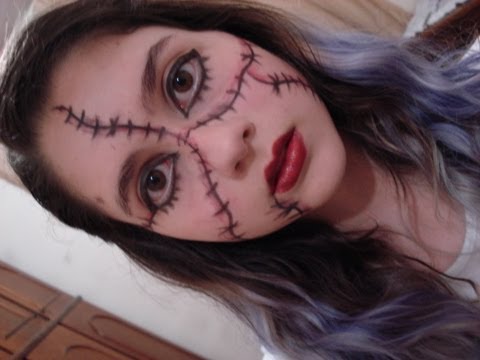 Maquiagem de Halloween: Boneca Costurada | Halloween Makeup