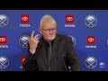 "Timmins Was Rock Solid" | Lindy Ruff After Conor Timmin's Return To Lineup | Buffalo Sabres