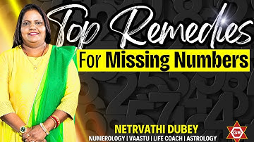 Remedies for Missing Numbers in Your Life Path I Missing Number I Numerology I  Remedies