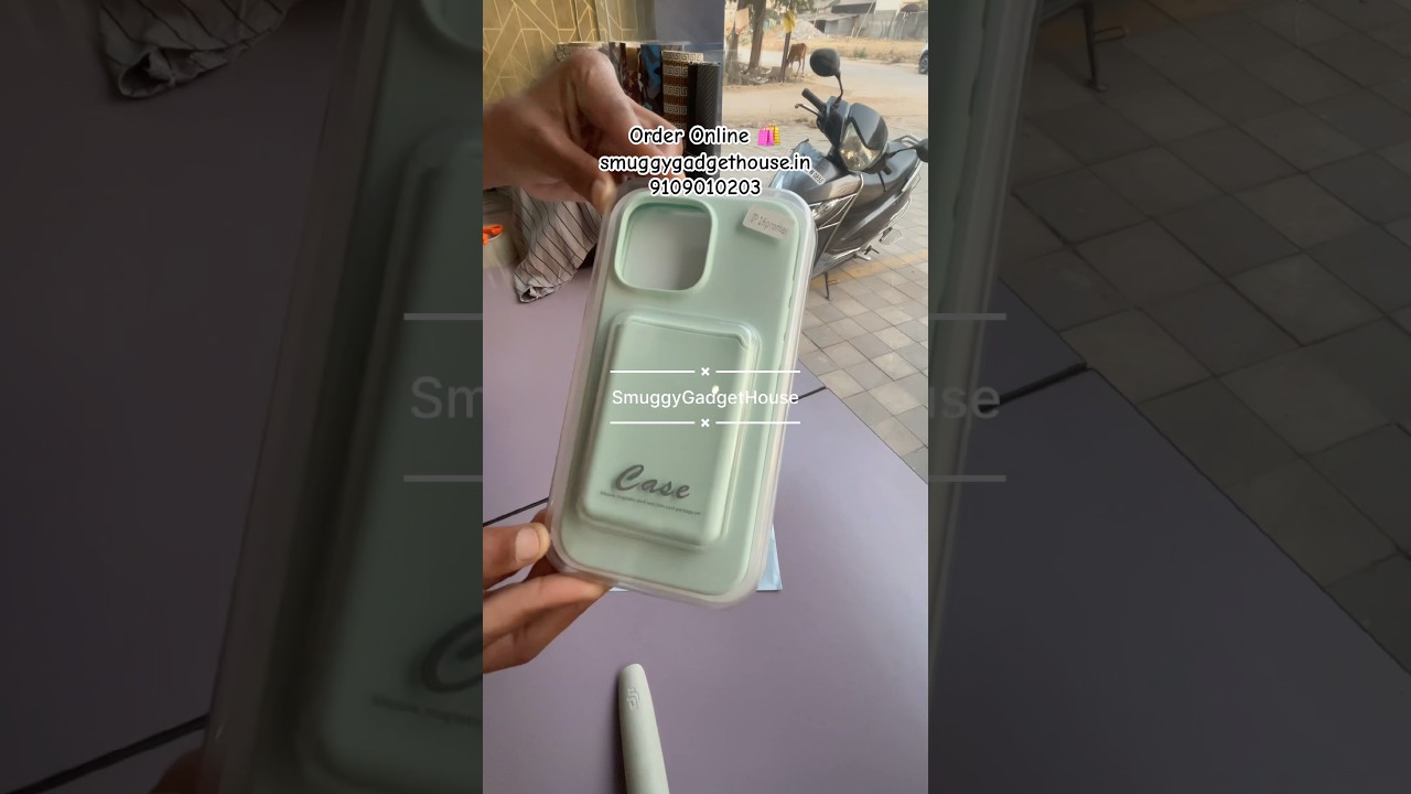 16 Pro Max Silicone MagSafe case wallet Combo