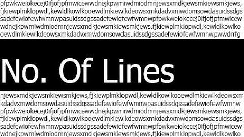 C++ Program To Count Number Of Lines Used In A File