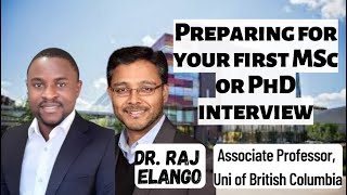 Tips on How to Prepare for Interview With Prospective M.Sc or PhD Supervisor | With Dr. Elango