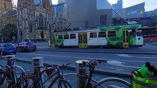 Train ride to Carnegie Melbourne.