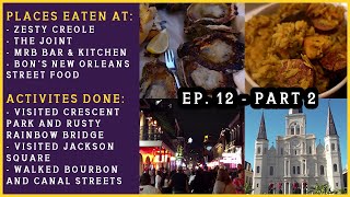 Visiting New Orleans: Trying FOUR places on Day 2 and visited Bourbon Street!  - Cody's Food Vlog