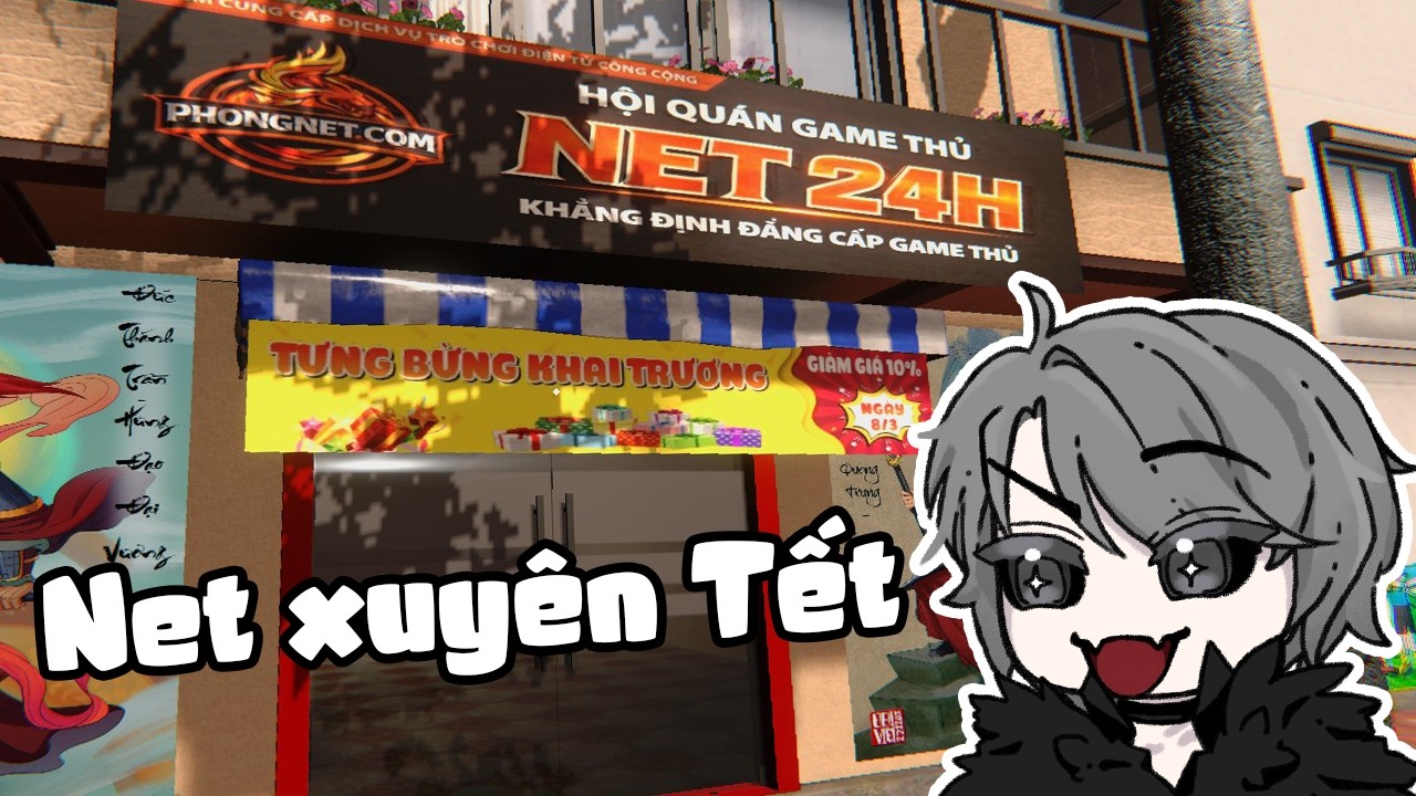 [LIVE] Tôi mở quán net cỏ to nhất làng !!! | Net 24h: Vietnamese ...