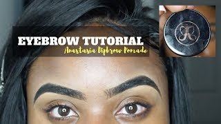 How I Fill In My Eyebrows Tutorial Ft. Anastasia Dipbrow Pomade