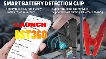 LAUNCH BST360 Bluetooth Battery Tester Complete Overview