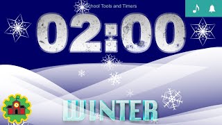 2 Minute Winter Timer | Relaxing Piano Music | Alarm