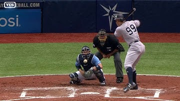 Judge plates Castro with a double in the 2nd