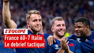 Coupe du monde de rugby 2023 - Le débrief tactique de la victoire de la France contre l'Italie