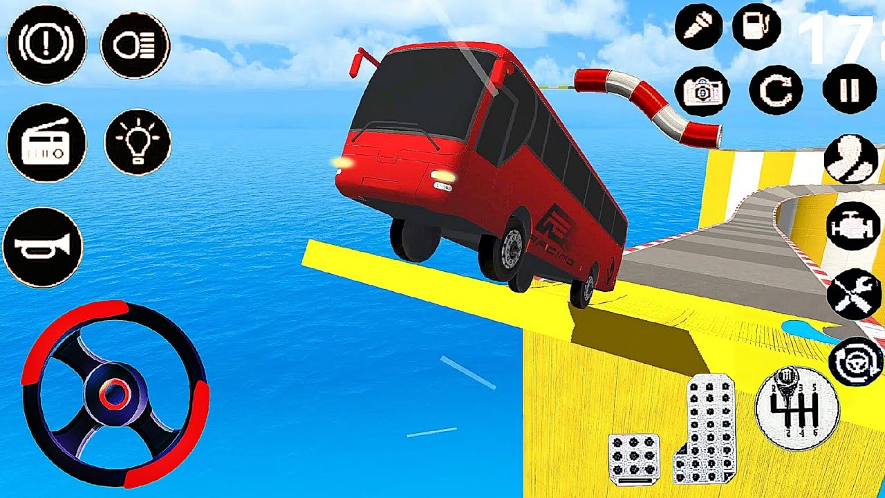 Bus Mega Ramp Impossible Driving - Extreme Stunts - Bus Simulator ...