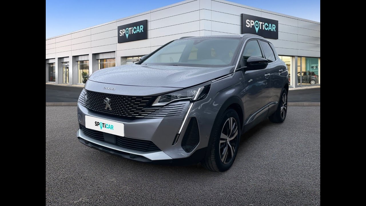 Peugeot 3008 GT 130CV Gasolina Plata (manual, arranque botón y cuadro digital)