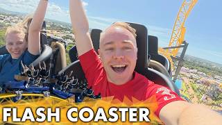 Wir testen NEUEN Mack Multi-Launch Coaster in Portugal! | Flash Coaster | Aquashow Family Park 🇵🇹