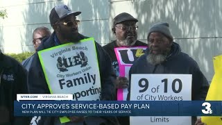 City of Virginia Beach approves service-based pay plan