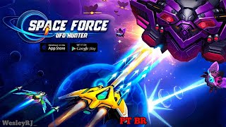 Space Force UFO Hunter: Gameplay acesso antecipado, arcade, ação e tiros! - JOGO NOVO GRÁTIS!