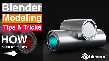 Blender Hard Surface Modeling | Cylinder Intersection Tutorial | Blender 3D