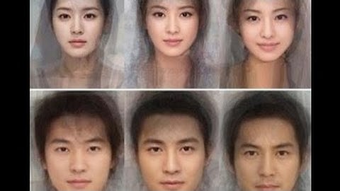 ［日・中・韓］ 平均顔がオモシロイ！！