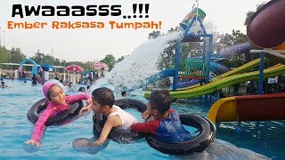 Liburan Sekolah: Berenang | Main Air di Waterboom | Ember besar ...