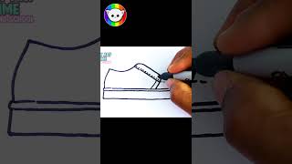How to Draw Nike Sneakers Step by Step | #shorts