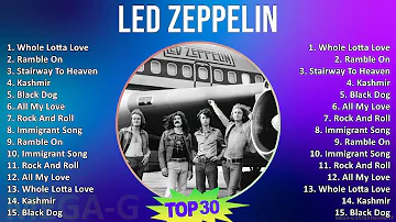 Led Zeppelin 2024 MIX Playlist - Whole Lotta Love, Ramble On, Stairway To Heaven, Kashmir