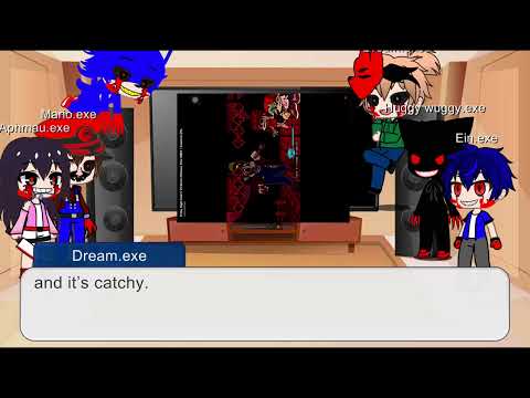 Exe’s react to Mario madness   (Fnf mod) (part 1)