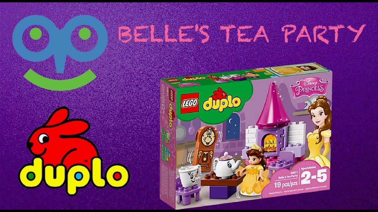 lego duplo disney princess belle's tea party