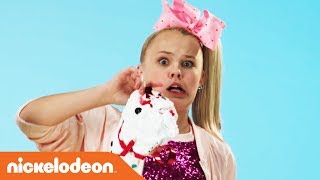 Jojo Siwa & Ella Anderson Teach How To Make A Crunchy Holiday Slime Snowman Nick