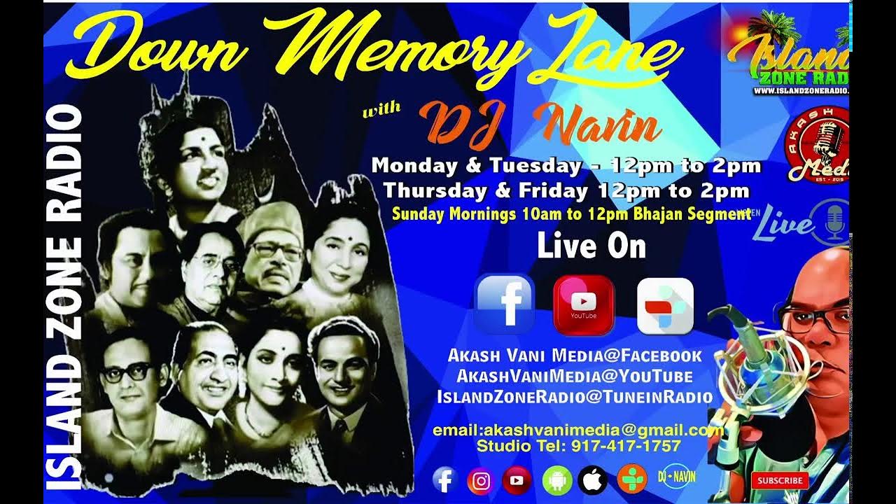 Akash vani media live down memory lane with dj navin powered by