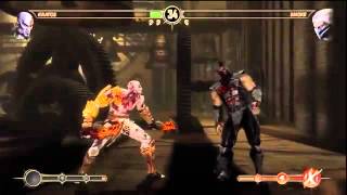 Kratos Medusas Gaze fatality mk9