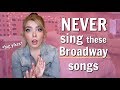 Broadway Audition Songs You Should NEVER Use