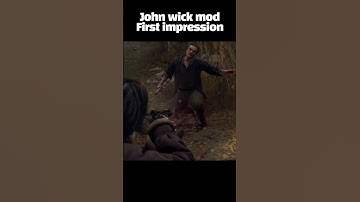 John wick mod First impression - Modded Resident evil 4 Remake #shorts