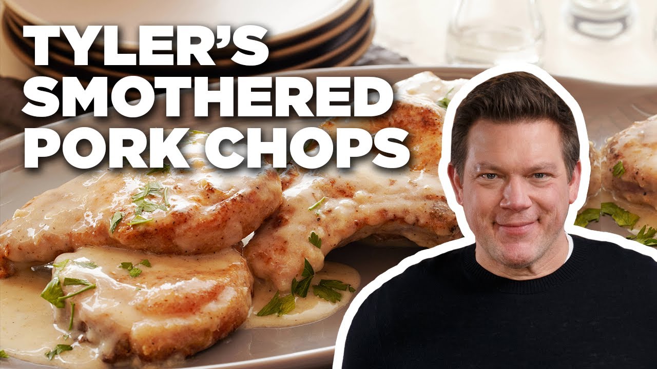 The Best Smothered Pork Chops with Tyler Florence | Food 911 | Food Network