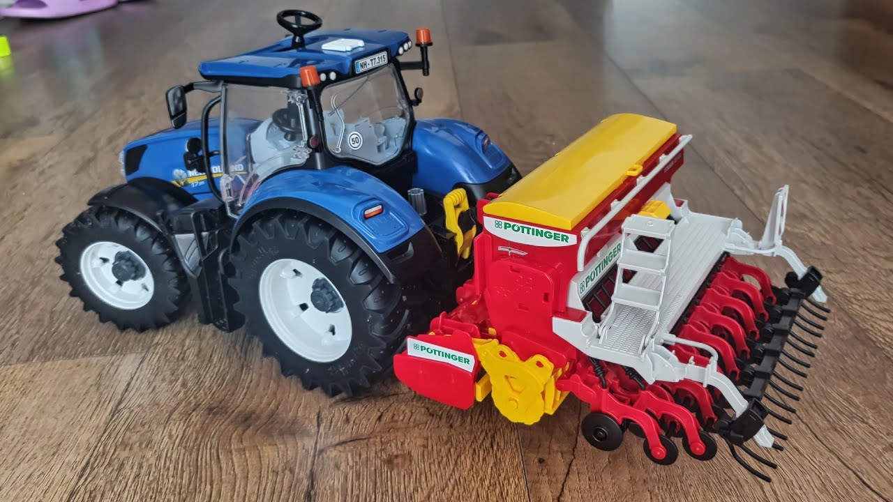 Nowy Bruder! Siewnik Pottinger i traktory, z którymi będzie pasował - Unboxing
