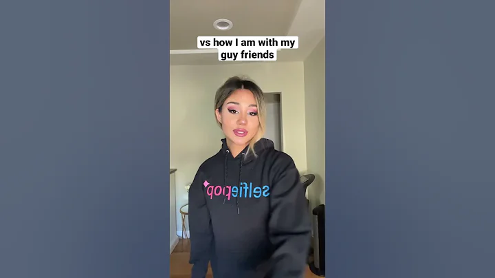 How I am with my crush vs how I am with my guy friends 😂 #relatable #girls #crush