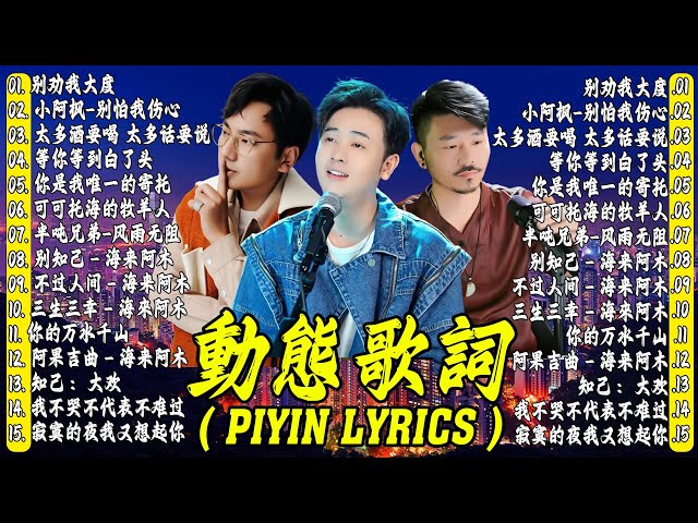 2024華語流行歌曲50首❤️大陸流行歌曲 2024流行歌曲🎶别劝我大度 \\ 小阿枫-别怕我伤心 \\ 太多酒要喝 太多话要说 \\ 等你等到白了头🎶 Top Chinese Songs 2024 class=