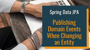 Spring Data JPA - Publishing Domain Events When Changing an Entity