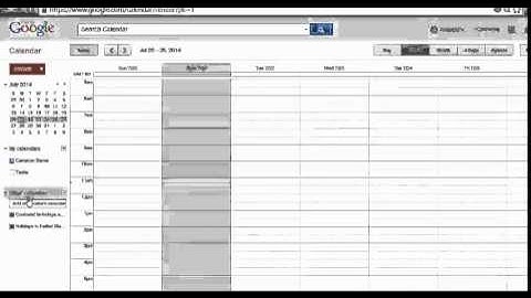 Sharing a Public Google Calendar via 