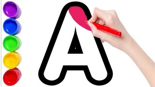 ABCD Alphabet, ABC Song, A to Z, Kids Rhymes, One two three, Learn to count,123,ABC,Learn 2d Shapes