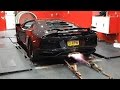 Lamborghini Aventador LP700-4 Dyno Run - FI Exhaust, Remapped, Loud with Flames - Run 3