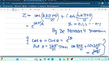 Lec 16.5: Polynomial Rings: Theorem 16.3 and complex roots of unity: Book Gallian