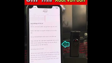 Ghi âm xuất văn bản i-Tek