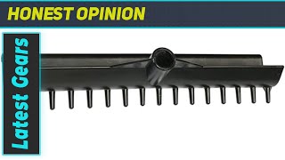 Golf Bunker Rake 16 Teeth Double Sided Sand Trap Pitch Course - Best Sand Trap Raking Tool!
