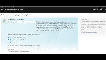 How to create ELM  Lifecycle Project area (DNG, CCM,RQM)  and some basic settings
