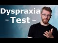 Dyspraxia in adulthood test