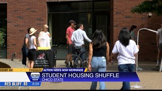 Chico State students finishing up move-in process