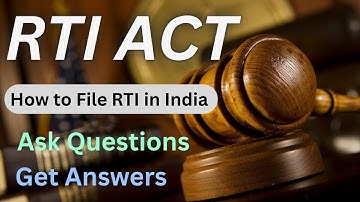 👉 What is RTI Act? | Complete Information About Right to Information | #RanchosofLaw