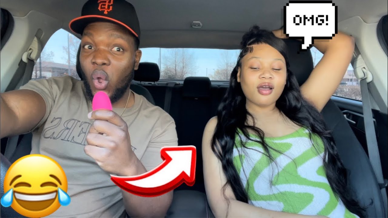 kiiroo titan interactive vibrating male masturbator VIBRATING PANTIES PRANK ON GIRLFRIEND!!!😂 (cute reaction)