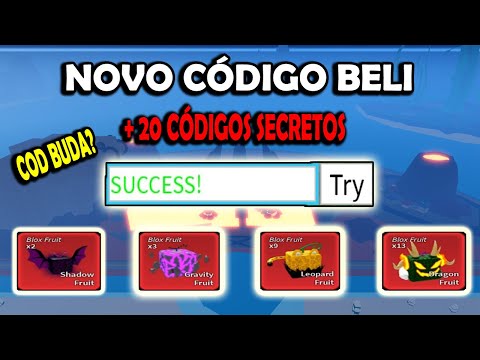 Novo Código para Ganhar $999999 de Dinheiro no Blox Fruits! CODE BELI!  ROBLOX 