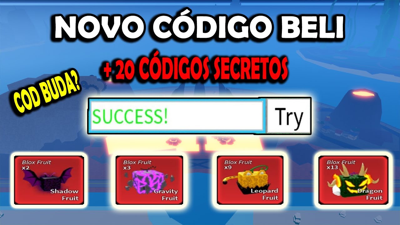 SAIU!! CODIGOS SECRETOS PARA GANHAR DINHEIRO NO BLOX FRUITS! blox fruit code  